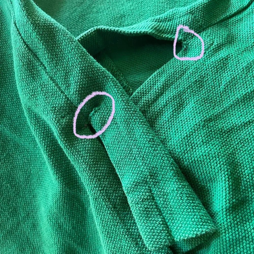 Polo Ralph Lauren Men’s Sz XL Kelly‎ Green Mesh Knit Big Pony Rugby Polo Shirt